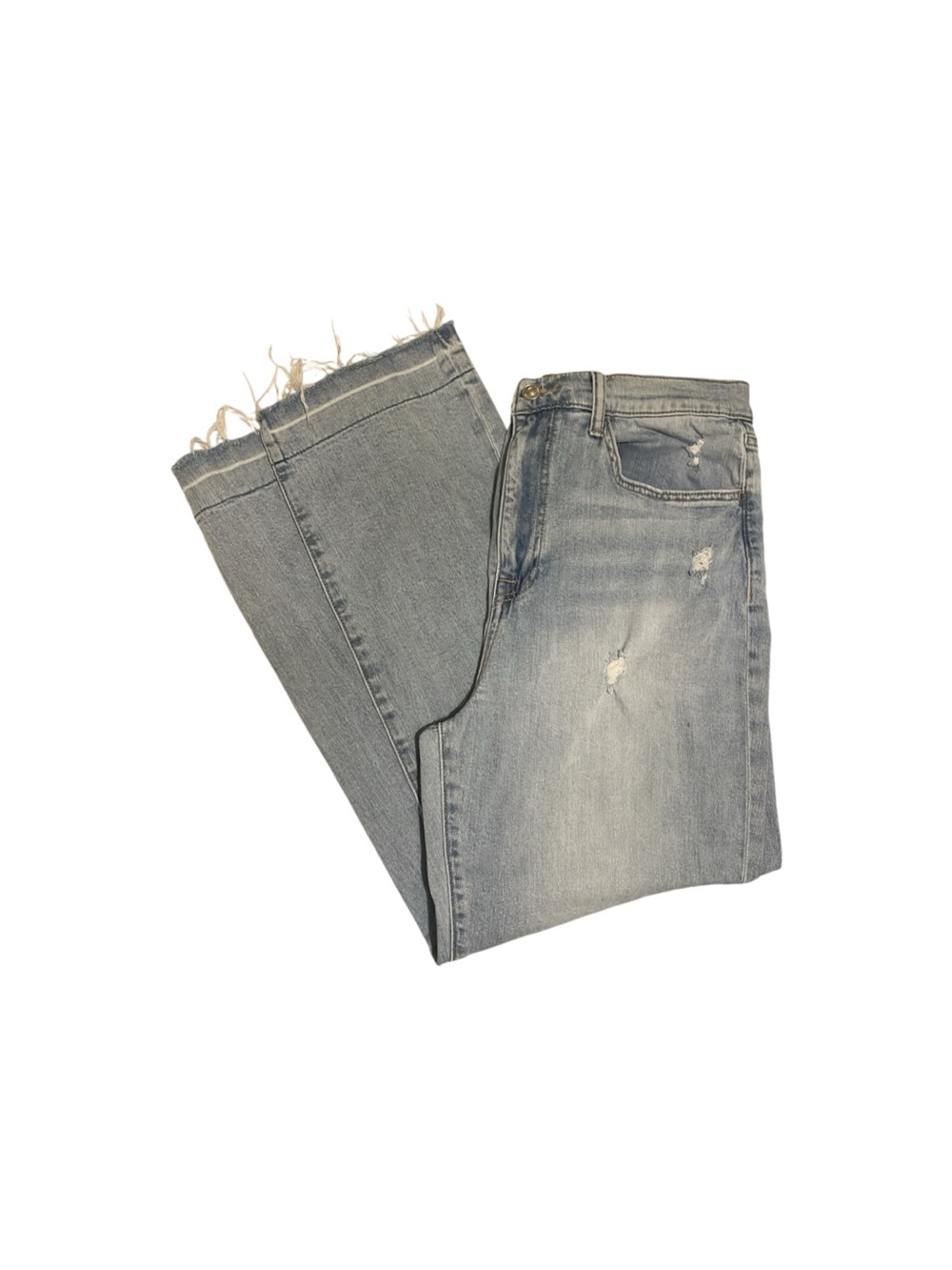 Light Wash Distressed Men’s Jeans